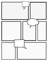 Students can draw their favorite fictional comic characters in the panels and put their conversations in speech bubbles. Sweet Hot Mess On Incorporating Comic Strips Into Your Curriculum Comic Strip Template Comic Book Template Comic Book Layout
