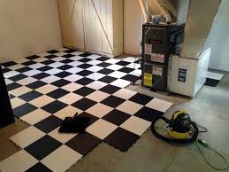 Interlocking Basement Floor Tiles Diy Flooring Made In Usa Modutile Tile Floor Diy Diy Flooring Tile Basement Floor
