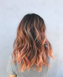 Amazon's choice customers shopped amazon's choice for… strawberry blonde hair dye. Picture Of Dark Hair With Strawberry Blonde Balayage Is A Contrasting And Bold Idea Add Waves For A Texture