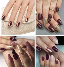 French manicure nail art designs how to with nail designs and art design nail art about nails. Burgundy Nails 45 Nail Designs For Different Shapes Shopping Ideas