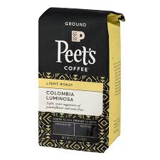 Peet S Coffee Colombia Luminosa Light Roast Ground Coffee 12 Oz Stand Up Bag Walmart Com Walmart Com