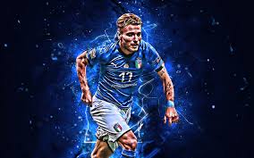 World football gallery collect your favorite ciro immobile wallpaper from internet. Download Wallpapers Ciro Immobile Goal Abstract Art Italy National Team Soccer Footballers Immobile Neon Lights Italian Football Team Besthqwallpapers C Soccer Football Football Team