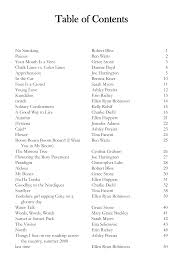 Table of Contents