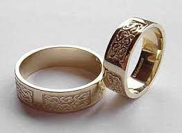 Scottish Gold Celtic Wedding Ring Love2have In The Uk Celtic Wedding Rings Wedding Jewelry Pearls Earrings Pearl Jewelry Wedding