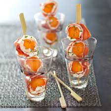 Brochettes De Melon Au Chavroux Et Jambon De Parme Ingredients Pour 4 Personnes 1 Melon De Grosse Taille Brochette Aperitif Aliments De Fete Sains