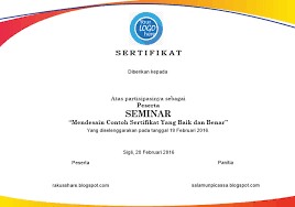 Maybe you would like to learn more about one of these? Download Contoh Desain Sertifikat Dan Piagam Keren Gratis File Guru