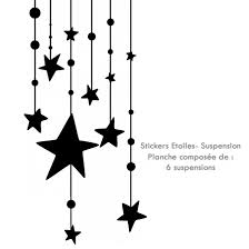 stickers home deco personnalisables etoiles suspension etoile dessin stickers etoile