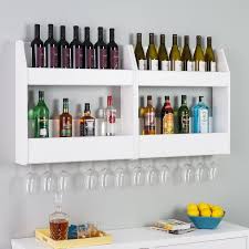Kinard 24 Bottle Wall Mounted Wine Bottle Glass Rack Wine Rack Design Wine Rack Inspiration Wine Rack