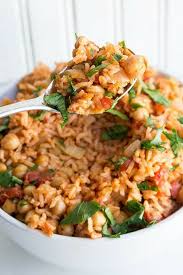 Vegan Smoky Spanish Chickpeas And Rice Recipe Perfect For Lunch And Supper Chickpea And Rice Recipe Vegetarian Recipes Whole Food Recipes