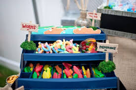 Gone fishing birthday party with cute bait shop dessert table, snack shack buffet, and a go fish activity with a real boat & branch fishing poles! Kara S Party Ideas Colorful Gone Fishing Birthday Party Kara S Party Ideas