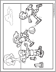 For boys and girls, kids and adults, teenagers … 121 Sports Coloring Sheets Customize And Print Pdf