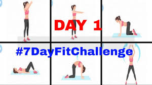 Terdiri dari apa saja latihan jalan dan lari? Latihan Kebugaran Di Rumah Day 1 7 Day Fit Challenge Youtube