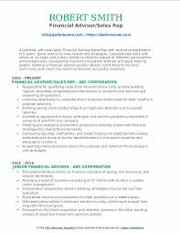 Feel free to revise this job description to meet your specific job duties and job requirements. Financial Advisor Resume Samples Qwikresume