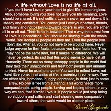 A Life Without Love