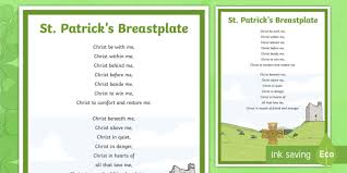 A Prayer Of Saint Patrick A4 Display Poster Roi