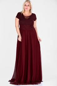 Buyuk Beden Dantel Detay Bordo Abiye The Dress Moda Stilleri Nedime Giysileri