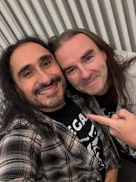 It was nice to meet Frank Beck yesterday at the Vanden Plas! Last week the  album we did together with Risen Atlantis has been released and I'm very  proud of having produced