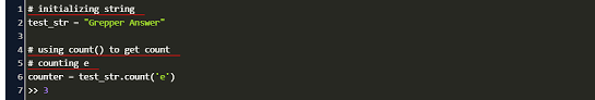 However, this is my first attempt with python, so please provide me with critiques and any and all comments. Count Number Of Letters In A String Python Code Example
