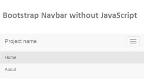 Search for and use javascript packages from npm here. Bootstrap Navbar Menu Without Javascript Viralpatel Net