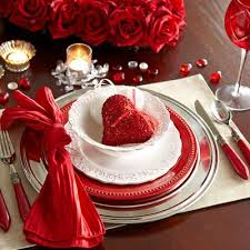 Valentine S Day Place Settings Glamour Romantic Table Romantic Table Setting Valentines Day Decorations