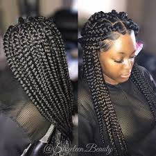 Big box braids in cornrows to the back. Cornrows Braided Hairstyles 2019 25 Big Box Braids Cornrows That Will Make You Stand Out