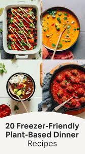 Freezer Friendly Plant Based Dinner Recipes Minimalist Baker Plant Based Recipes Dinner Vegetarian Freezer Meals Plant Based Dinner