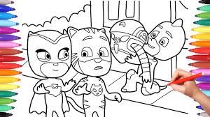 There are many benefits of coloring for children, for example : Pj Masks Drawing And Coloring Page For Kids Best Coloring Pages Youtube