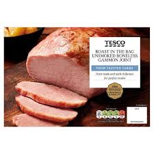 Tesco Roast In Bag Unsmoked Gammon Joint 840g Tesco Groceries