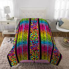 Free shipping on orders over $25 shipped by amazon. Lisa Frank Twin Full Wild Side Leopard Print Bedding Walmart Com Walmart Com