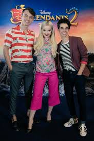The descendants 3 star admits her disney costar's sudden death has been really rough and they're finding solace in each other. plus, dove teases new solo. Dove Cameron Thomas Doherty Cameron Boyce During Descendants 2 Press Tour For South Africa Cameron Boyce Dove Cameron Style Thomas Doherty