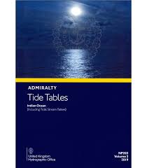 Np203 Admiralty Tide Tables Att Volume 3 Indian Ocean Including Tidal Stream Tables 2019 Edition