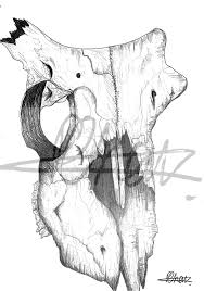 All skulls have a possible real size on the image! Draw You A Personalised Animal Skull By Rchartanddesign Fiverr