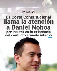 DANIEL NOBOA PRESIDENTE DEL ECUADOR 2025