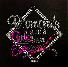 Never Too Many Diamonds Friends Quotes Softball Diamond Are A Girls Best Friend