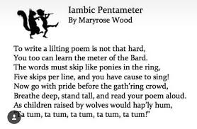 Iambic Pentameter Maryrose Wood Iambic Pentameter Writing Tips Words