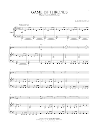 Instrumental solo in c minor. Ramin Djawadi Game Of Thrones Sheet Music Pdf Notes Chords Film Tv Score Trumpet And Piano Download Printable Sku 416546