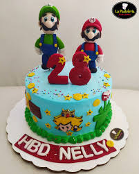 Luigi birthday cake for a racy little. La Pasteleria Mario Luigi Birthday Cake Facebook