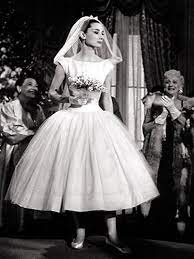 Hepburn Fifties Wedding Movie Wedding Dresses Funny Face Wedding Dress Tea Length Wedding Dress