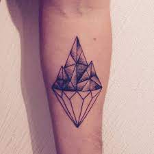 Now this is an absolute pearler. Diamond And Mountain Tattoo Tattoogrid Net