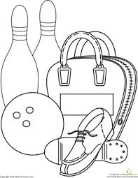 Download this adorable dog printable to delight your child. Bowling Worksheet Education Com