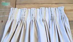 Curtains are one of my favorite things to sew for the home. Diy Easy Pleated Curtains From Sloppy To Structured The Turquoise Home