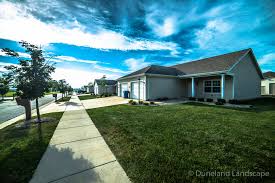 Edging of walks and flowerbeds. Portage In Landscape Plantings Duneland Landscape