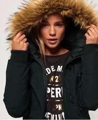 Superdry Rookie Down Parka Jacket Womens Jackets Coats