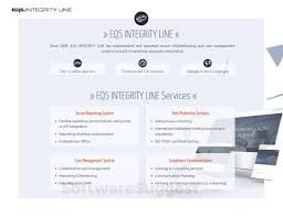 Is a proficient software development company established in phaltan & baramati. Eqs Integrity Line Pricing Features Reviews 2021 Free Demo