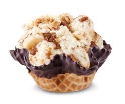 Stir in the whipping cream, milk and vanilla. Cold Stone Creamery Banana Caramel Crunch Ice Cream