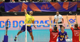 No primeiro jogo, o time do técnico josé roberto guimarães não teve maiores dificuldades e derrotou a alemanha por 3 sets a 0, parciais de 25/20, 25/18 e 25/15. Brasil Vence A Alemanha E Fica A Uma Vitoria Das Finais Da Liga Das Nacoes De Volei Masculino Gzh