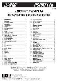 Locked luxpro psp511ca thermostats indicated by the presence of 'hold' on the temperature screen may be unlocked by pressing and releasing the hold button, rotating the dial or changing the temperature mode. Pspa711 Manual Manualzz