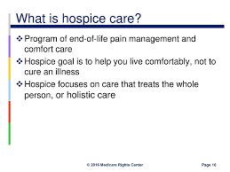 Hospice What Consumers Should Know Ppt Download