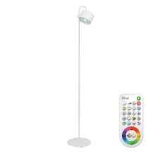 Idual Jasmine Gloss White Led Floor Lamp With Remote Led Floor Lamp Floor Lamp Fashion Room