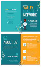Teal Medical Informational Pamphlet Template Pamphlet Template Brochure Template Free Brochure Template